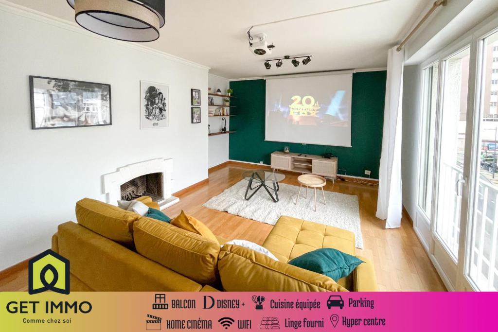 Cinema & Disney Avec Balcon & Parking En Hyper Centre Amiens Exterior foto
